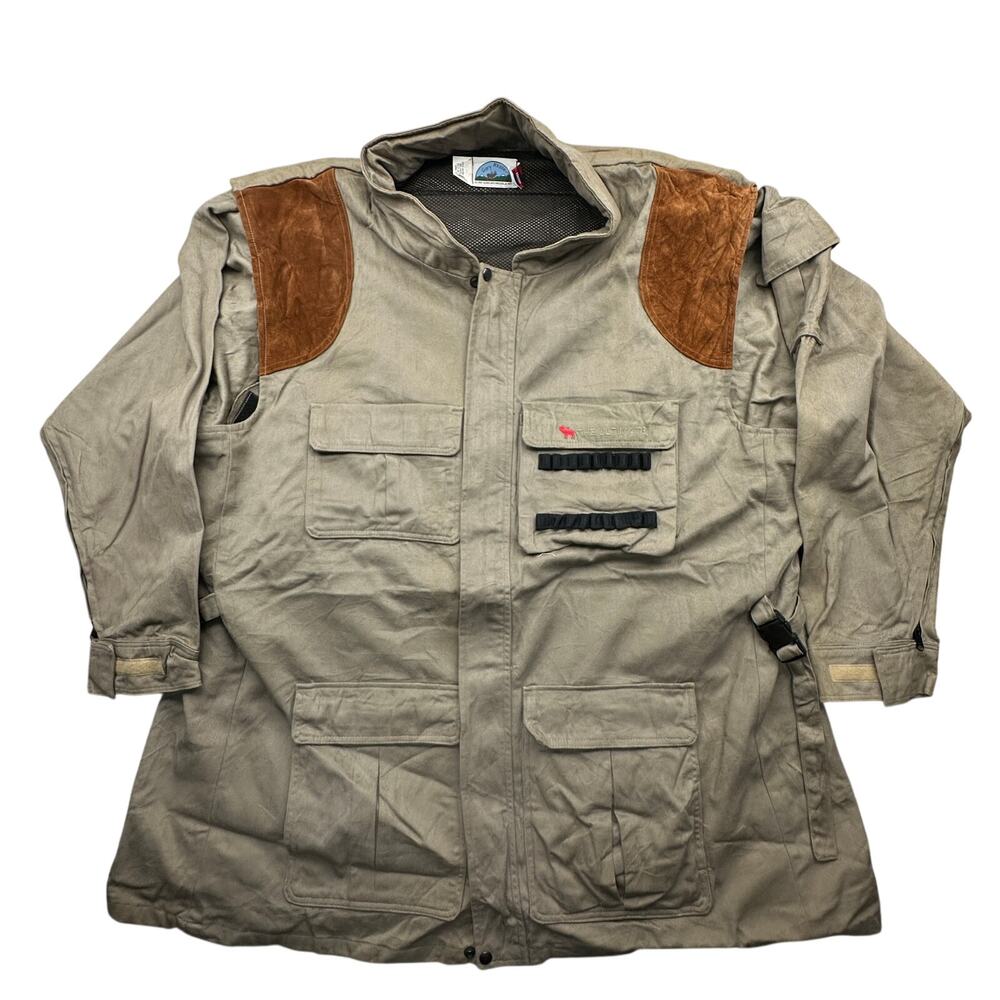 Vintage Gary Nesse Ultimate System Convertible Hunting Vest Jacket Mens 5XL Zip